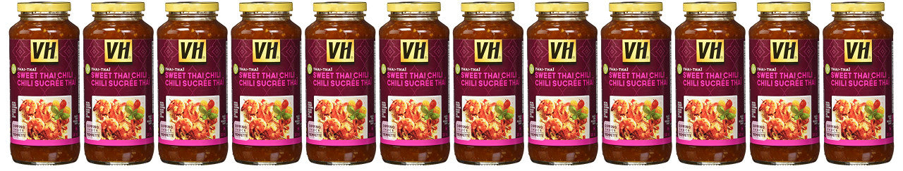 VH Sweet Thai Chili Dipping Sauce (12 Count), 341ml/11.5oz, Jars, {Imported from Canada}